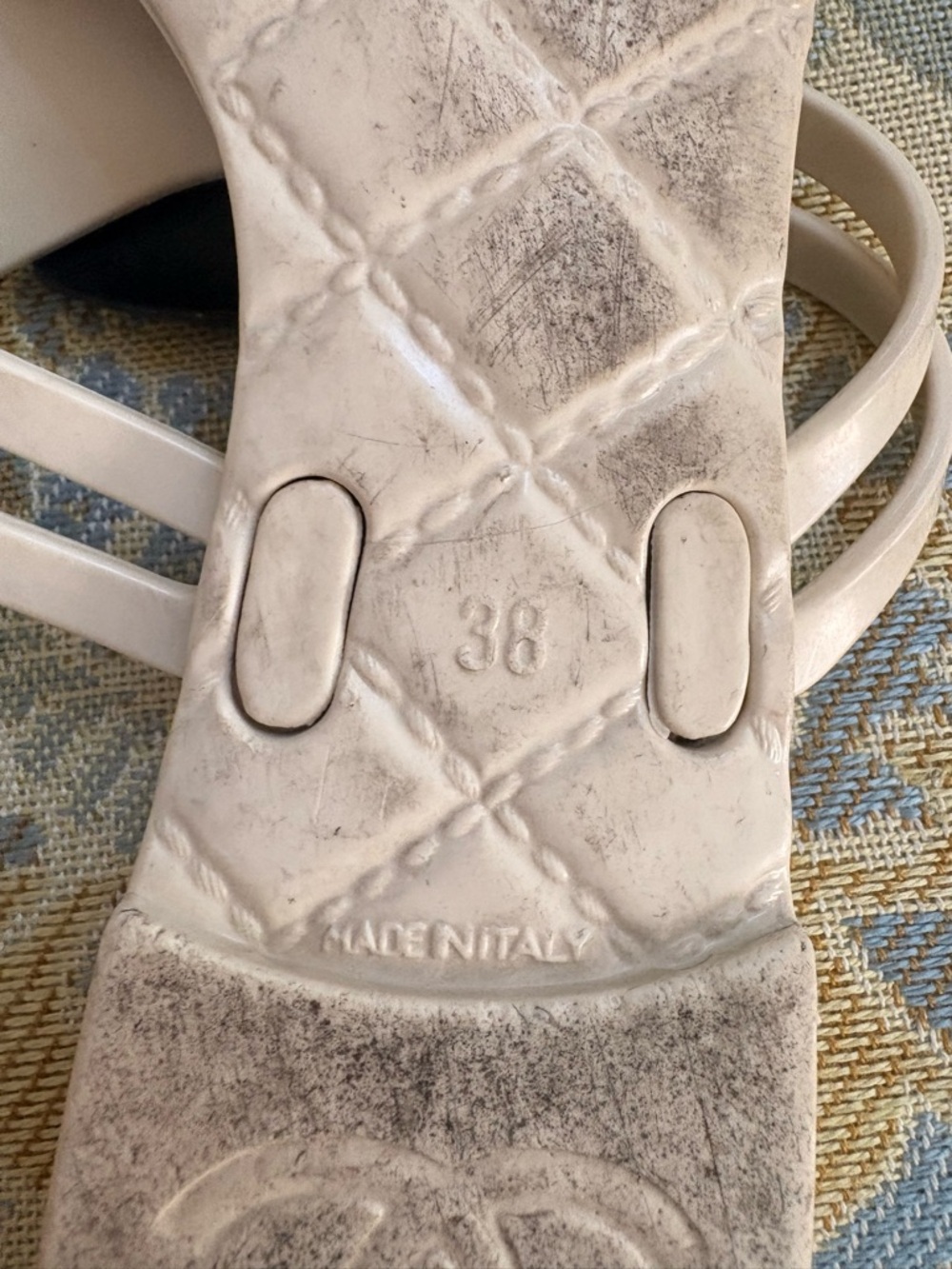 Chanel Jelly Camellia sandals 38 - Picture 7 of 10